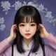 应届小白的头像，大学生，戴眼镜